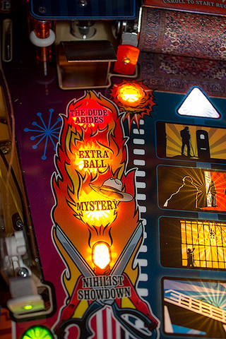Illustration for article titled The amazing prototype of The Big Lebowski pinball machine abides